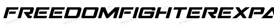FreedomFighterExpandedItalic-6KXY字体转换