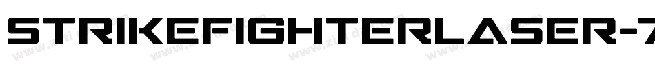StrikeFighterLaser-7a6R字体转换 StrikeFighterLaser-7a6R字体转换