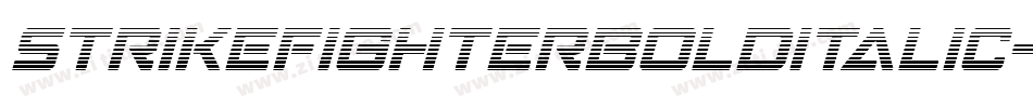 StrikeFighterBoldItalic-Rmqo字体转换