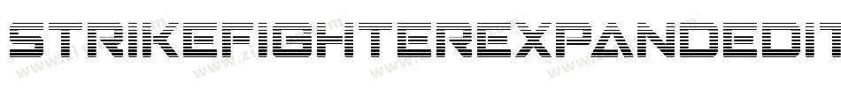 StrikeFighterExpandedItalic-rMrp字体转换 StrikeFighterExpandedItalic-rMrp字体转换