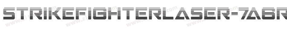 StrikeFighterLaser-7a6R字体转换 StrikeFighterLaser-7a6R字体转换