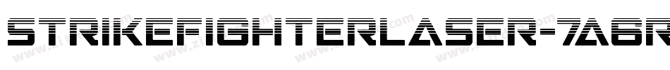 StrikeFighterLaser-7a6R字体转换 StrikeFighterLaser-7a6R字体转换