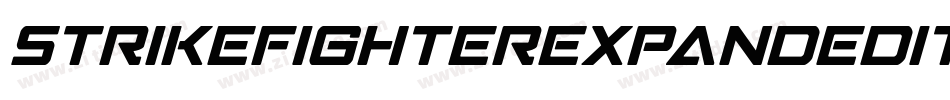StrikeFighterExpandedItalic-rMrp字体转换 StrikeFighterExpandedItalic-rMrp字体转换