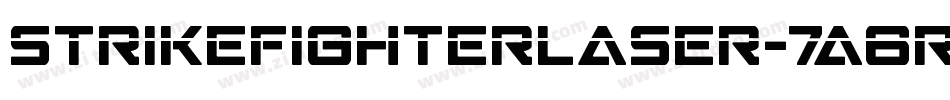 StrikeFighterLaser-7a6R字体转换 StrikeFighterLaser-7a6R字体转换