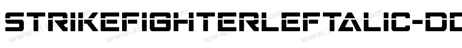 StrikeFighterLeftalic-dDOE字体转换 StrikeFighterLeftalic-dDOE字体转换
