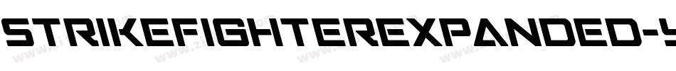 StrikeFighterExpanded-Y4ya字体转换
