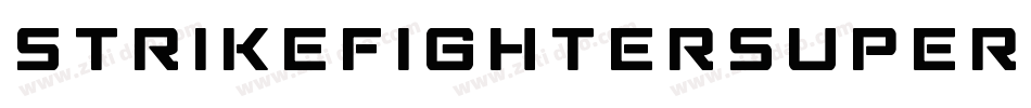 StrikeFighterSuperItalic-LMJD字体转换