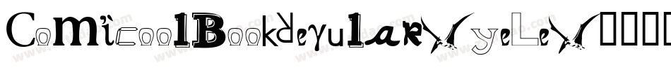 ComicoolBookRegular-yeLe字体转换