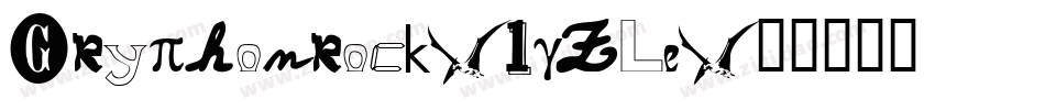 Gryphonrock-lgZLe字体转换
