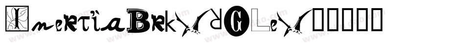 InertiaBrk-RGLe字体转换