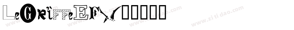 LeGriffeEF字体转换