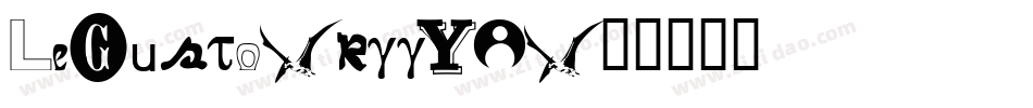 LeGusto-rggYA字体转换