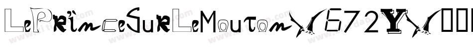 LePrinceSurLeMouton-672Y字体转换