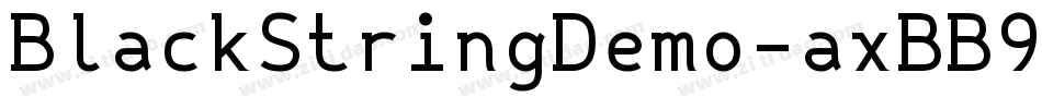 BlackStringDemo-axBB9字体转换