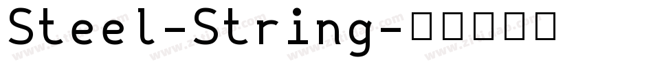Steel-String字体转换