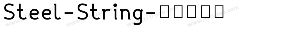 Steel-String字体转换