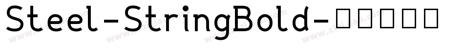 Steel-StringBold字体转换