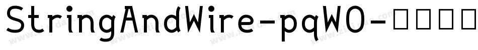 StringAndWire-pqWO字体转换