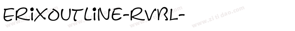 ErixOutline-rvBL字体转换
