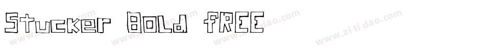 Stucker-Bold-FREE字体转换