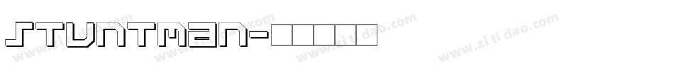Stuntman字体转换