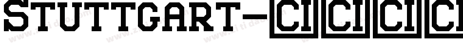 Stuttgart字体转换