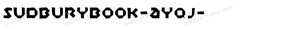 SudburyBook-ayqJ字体转换