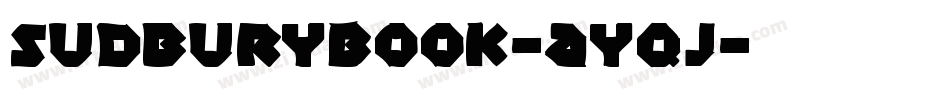 SudburyBook-ayqJ字体转换