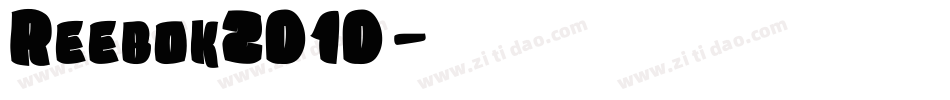 Reebok2010字体转换