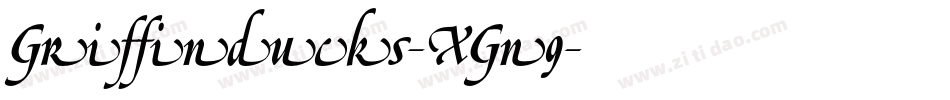 Griffinducks-XGn9字体转换
