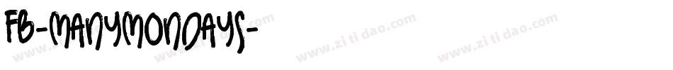 FB-ManyMondays字体转换
