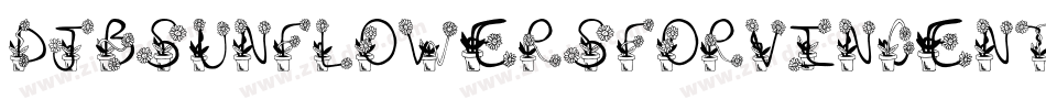 DjbSunflowersForVincent-PdYr字体转换