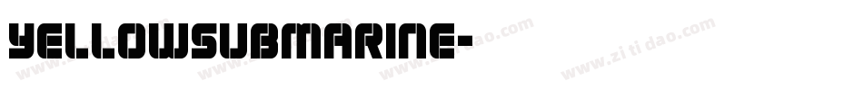 YellowSubmarine字体转换