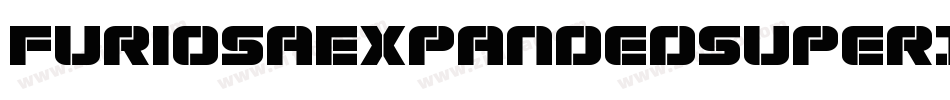 FuriosaExpandedSuperItalic-ZA0l字体转换 FuriosaExpandedSuperItalic-ZA0l字体转换
