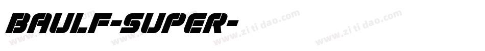BauLF-Super字体转换