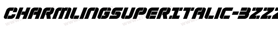 CharmlingSuperItalic-3zzZ3字体转换