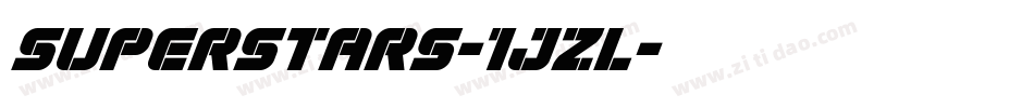 SuperStars-1jzL字体转换