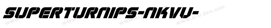 SuperTurnips-nKvV字体转换