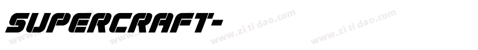 Supercraft字体转换