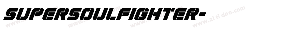 Supersoulfighter字体转换