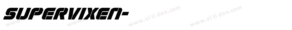 Supervixen字体转换