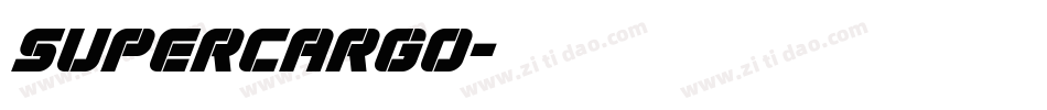 supercargo字体转换