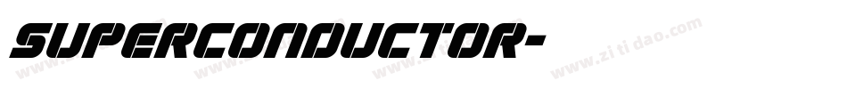 superconductor字体转换