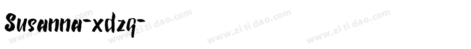 Susanna-xdzq字体转换