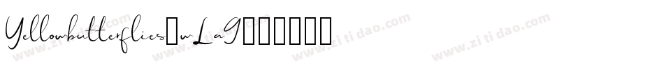 Yellowbutterflies-wLa9字体转换