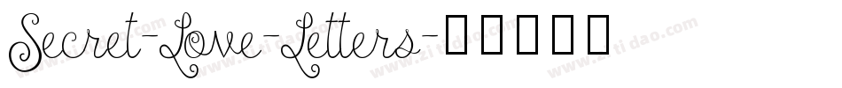 Secret-Love-Letters字体转换
