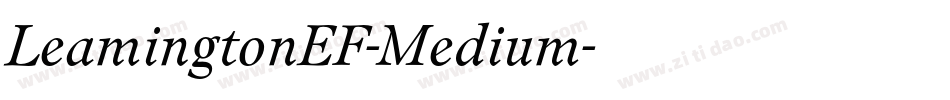 LeamingtonEF-Medium字体转换