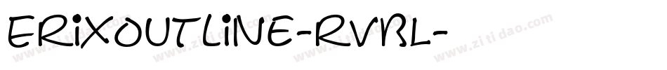 ErixOutline-rvBL字体转换