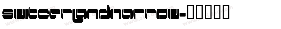 SwitzerlandNarrow字体转换