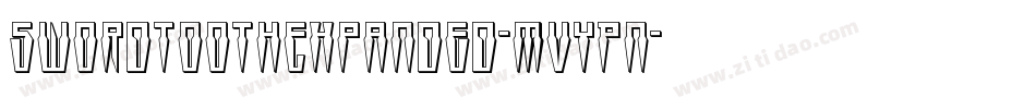 SwordtoothExpanded-MVYPn字体转换